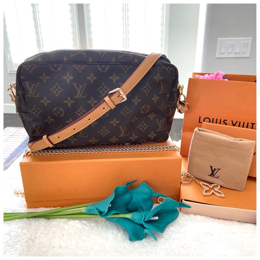 ❤️ LV Vintage Trousse GM Cosmetic Crossbody Bag XL